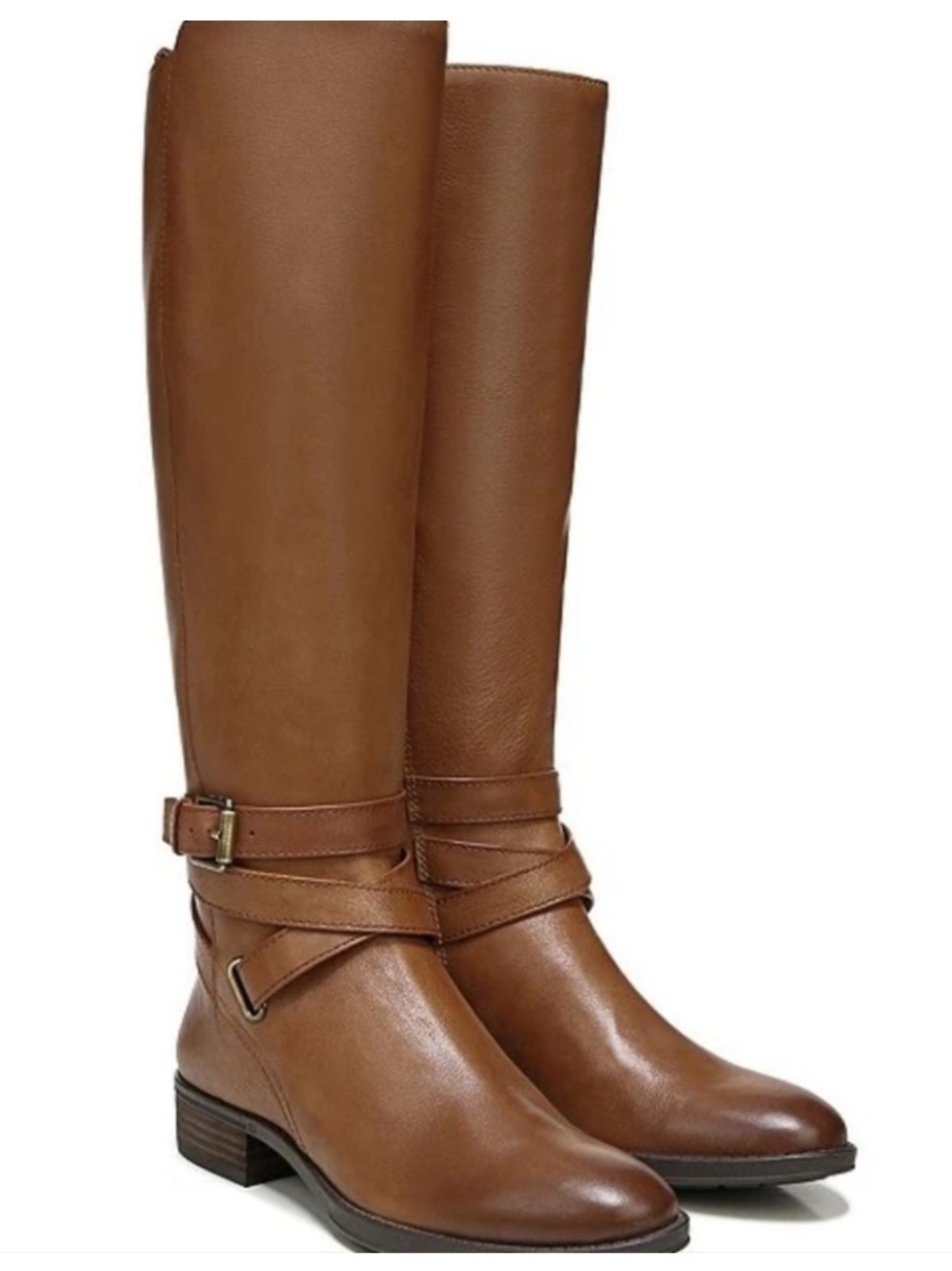 Sam Edelman Leather Riding Boots Size 5.5 Pansy Tall - Whiskey Brown New in Box